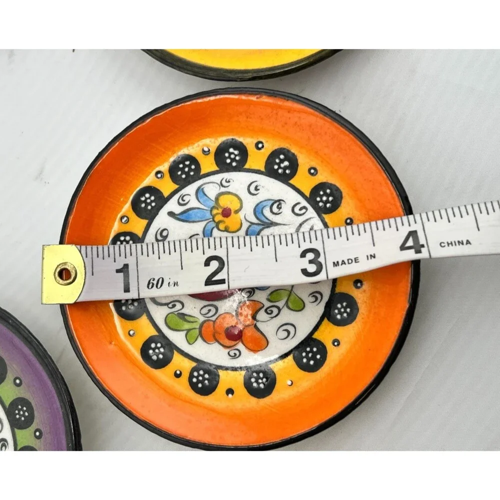 5pc Ceramic Plate Set Italian 4